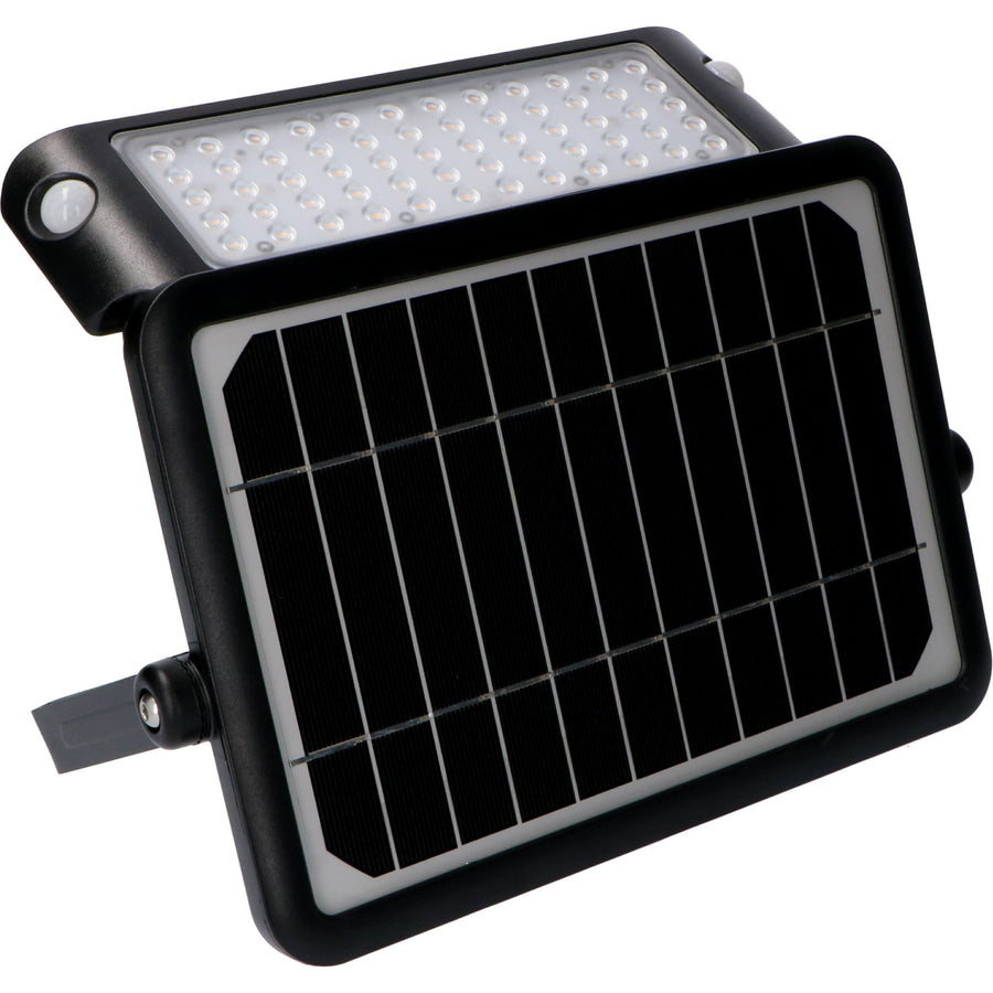 LED's Light Solar LED Floodlight with Motion Sensor - 3 Modes - Wireless - 1080 Lumen - Black - LED.nl