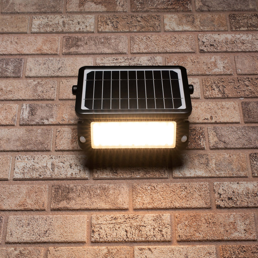 LED's Light Solar LED Floodlight with Motion Sensor - 3 Modes - Wireless - 1080 Lumen - Black - LED.nl