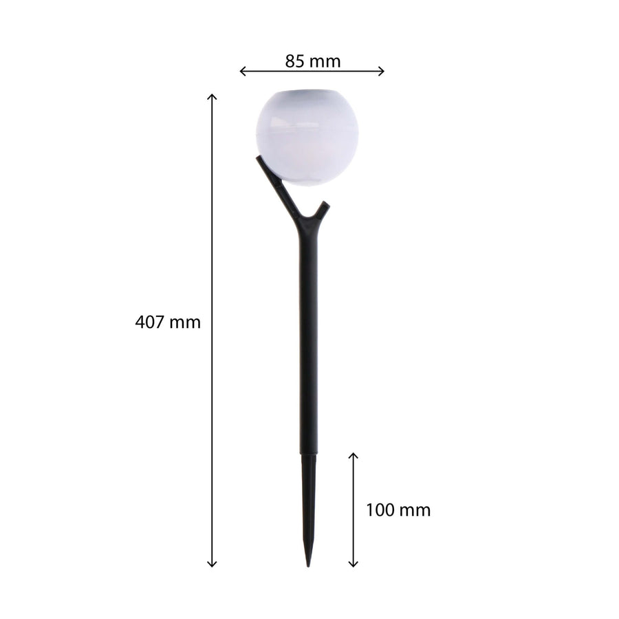 Solar-LED-Gartenlampe mit Sensor – schön – kabellos – warmweiß – automatisches Ein-/Ausschalten – 40 cm - lidstore.shop