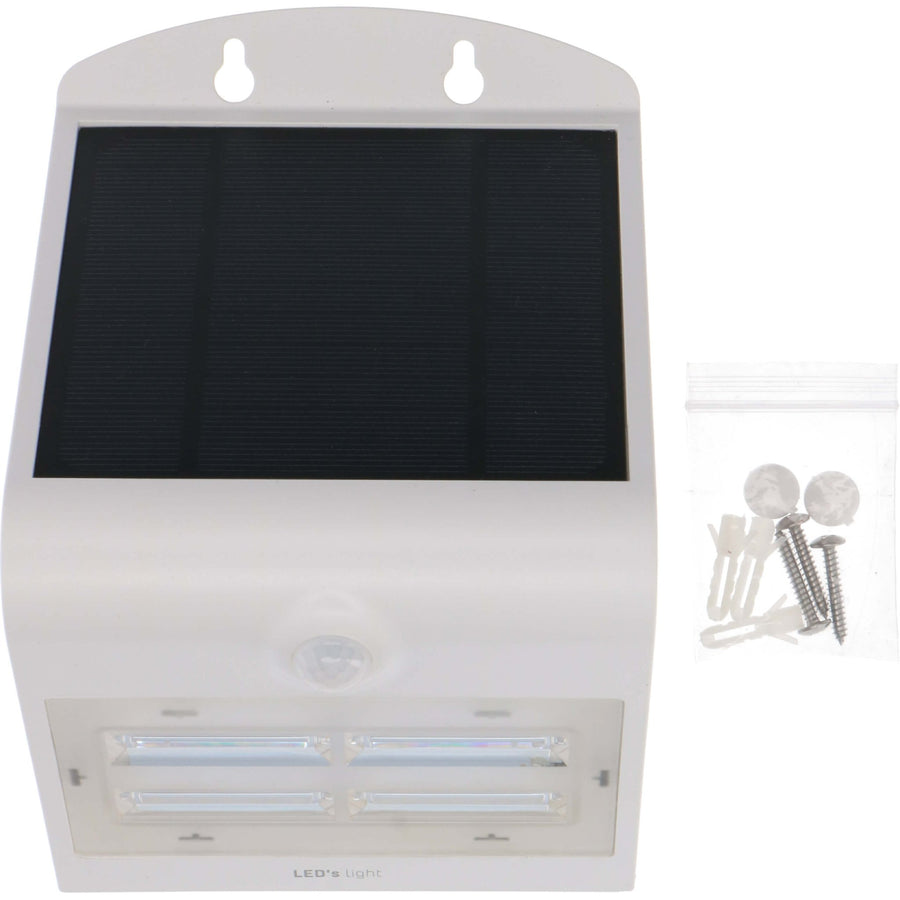 LED's Light Solar LED Wandleuchte mit Bewegungsmelder 400 - 3 Leuchtmodi - Automatisches An/Aus - Weiß - lidstore.shop