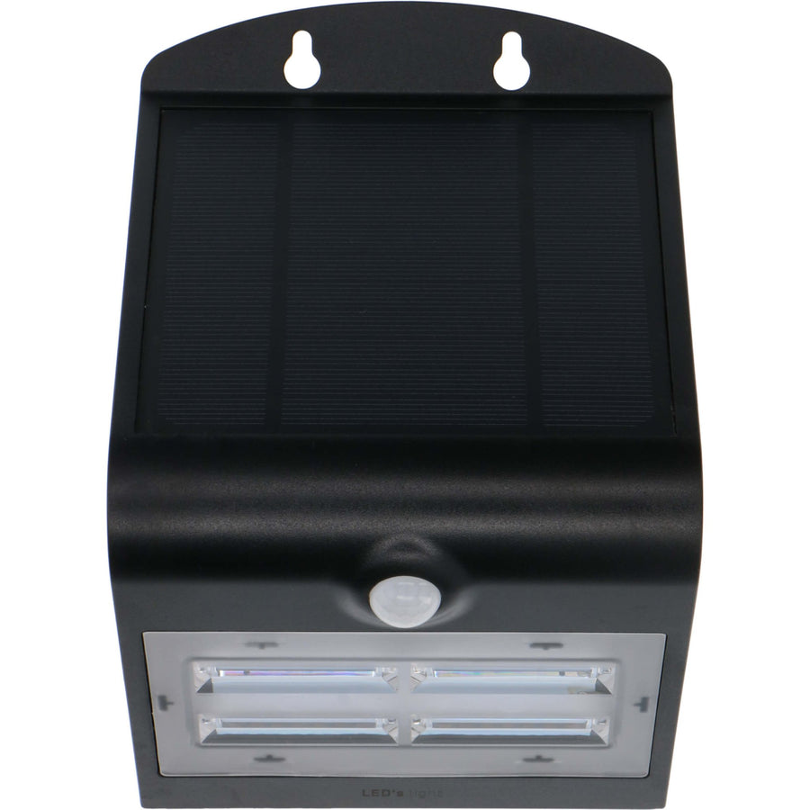 LED's Light Solar LED Außenleuchte mit Bewegungsmelder 400 - 3 Leuchtmodi - Automatisches An/Aus - Schwarz - lidstore.shop