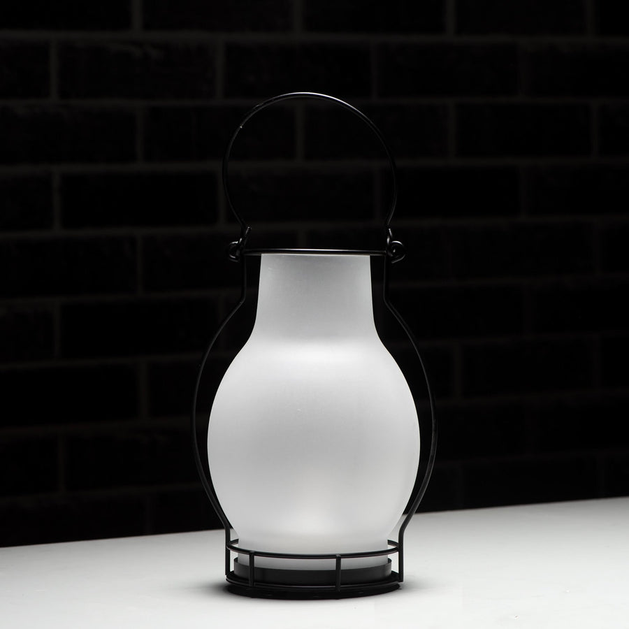 Solar Olielamp op zonne-energie met sensor - Automatisch aan/uit - Draadloos - 28 cm Buitenlampen LED.nl