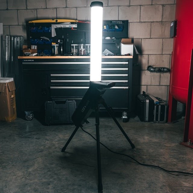LED's Work Tower Baulampe 10000 - 360° gleichmäßige Lichtverteilung - IP54 wasserdicht - 70W - lidstore.shop