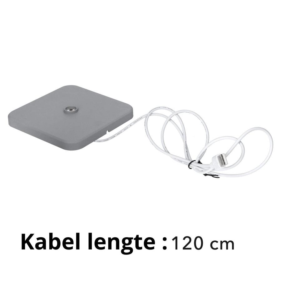 Wiederaufladbare LED-Tischleuchte – Dimmbar per Berührung – Für den Innen- und Außenbereich – Grau - lidstore.shop