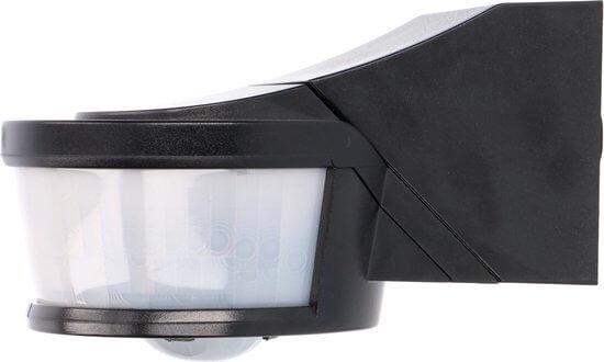 LED's Light Pro Bewegingssensor met Hoekbeugel Universeel - 12 meter bereik - Zwart Sensoren LED.nl