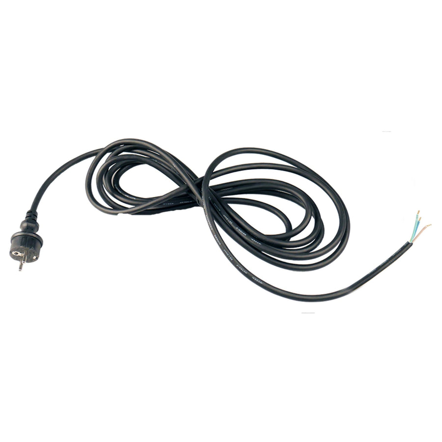 Universal outdoor cable 3-core with EU plug - 5 meters long - IP44 splash-proof - H07RN-F 3G1.0 mm² - LED.nl