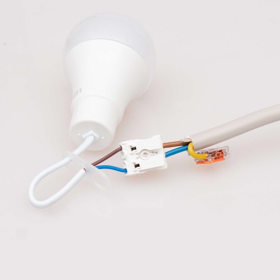 Moving socket E27 with LED lamp - Extra powerful light - 1055 lumens - Lamp socket - LED.nl