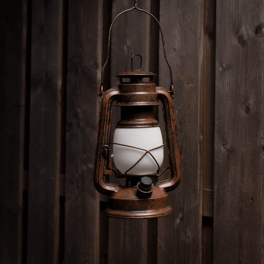 Vintage batteriebetriebene LED-Öllampe – Dimmbar – Kabellos – 24 cm – Kupfer - lidstore.shop