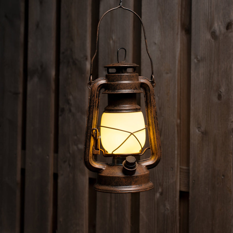 Vintage batteriebetriebene LED-Öllampe – Dimmbar – Kabellos – 24 cm – Kupfer - lidstore.shop