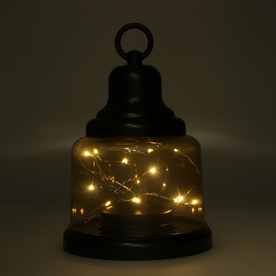 Batteriebetriebene LED-Tischlampe im Vintage-Stil – kabelloses Modell mit Aufhängering – 22 cm - lidstore.shop