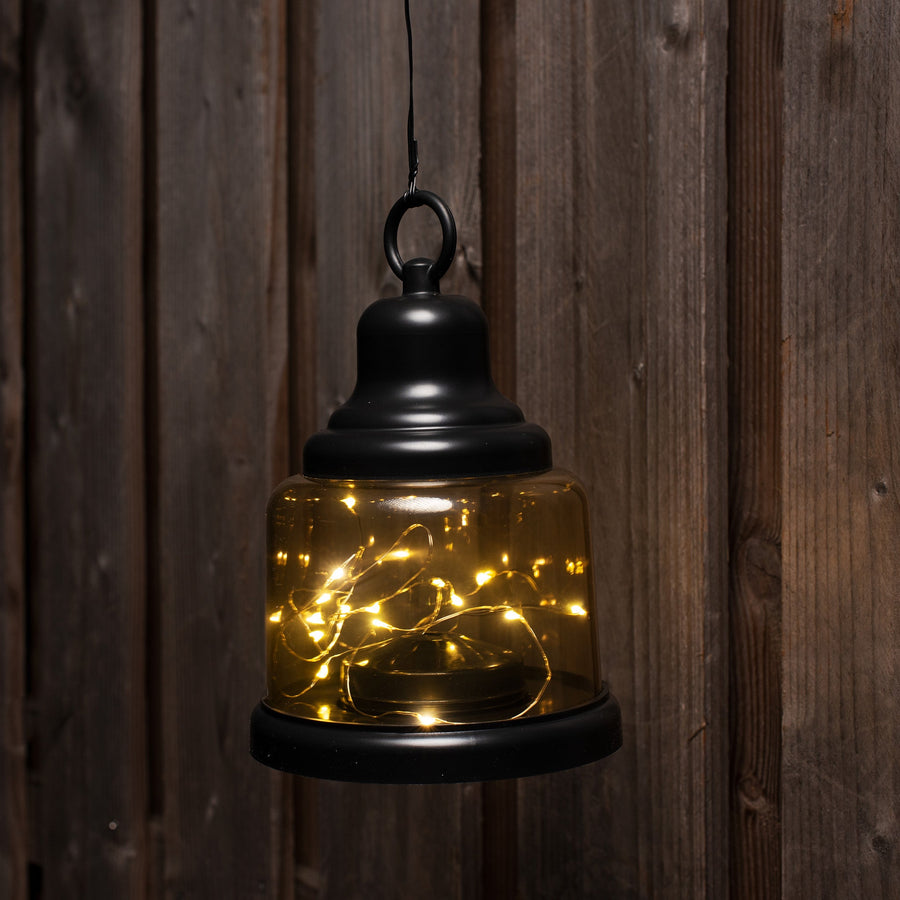 Batteriebetriebene LED-Tischlampe im Vintage-Stil – kabelloses Modell mit Aufhängering – 22 cm - lidstore.shop