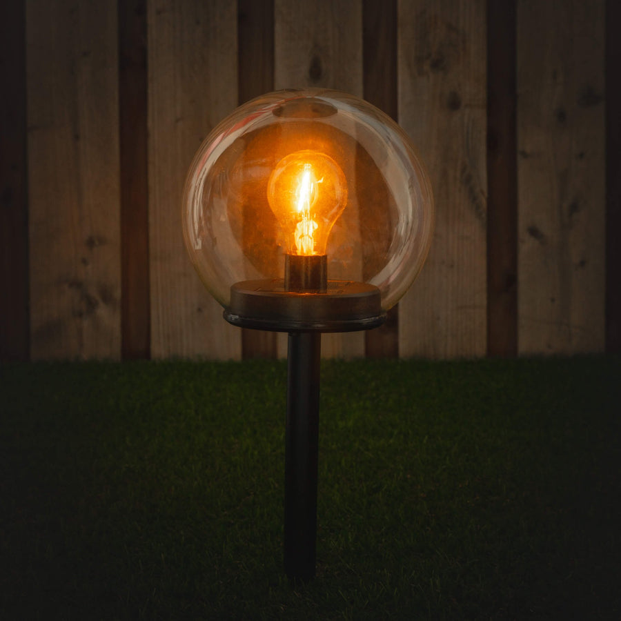 Vintage Solar Spike Light with sensor - Automatic on/off - Warm white light - IP44 - 54 cm - LED.nl