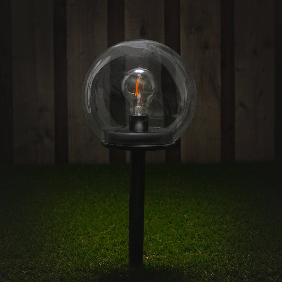 Vintage Solar Spike Light with sensor - Automatic on/off - Warm white light - IP44 - 54 cm - LED.nl